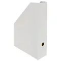 Zeitschriftenbox A4 farbig 32,5 x 25,5 x 7,5 cm weiß